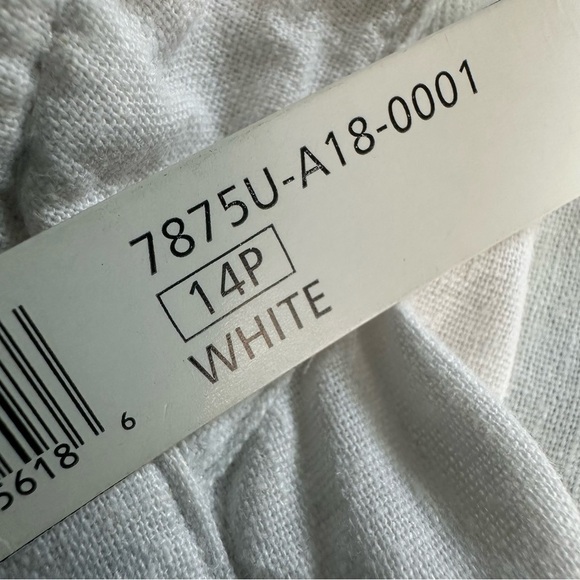 Tribal White Ruffled Long Sleeve Jacket, NWT, 14P - Picture 10 of 11